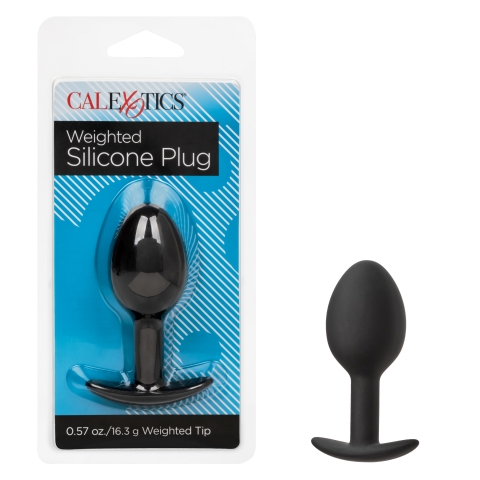 Анальная пробка из силикона Weighted Silicone Plug (7.5, Ø 3.3 см)