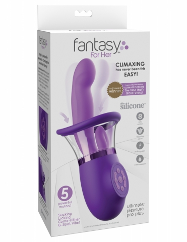 Вибратор c тройной стимуляцией Ultimate Pleasure Pro Plus