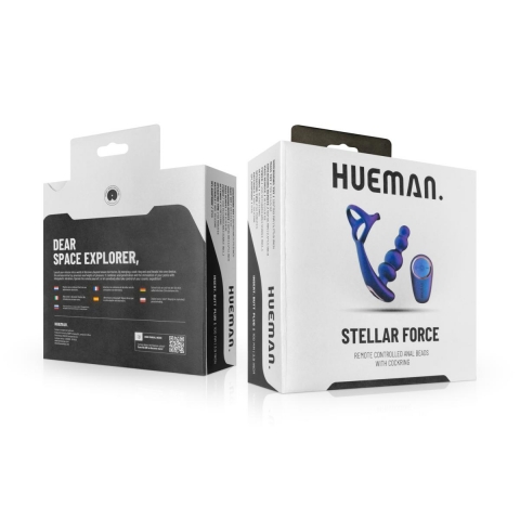Эрекционное виброкольцо с анальной ёлочкой Stellar Force