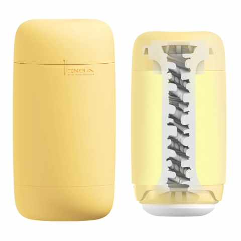 Мастурбатор Tenga Puffy Custard Yellow