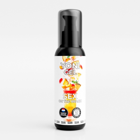 Лубрикант для орального секса SGAN YONI GEL со вкусом коктейля Cекс на пляже, 100 мл