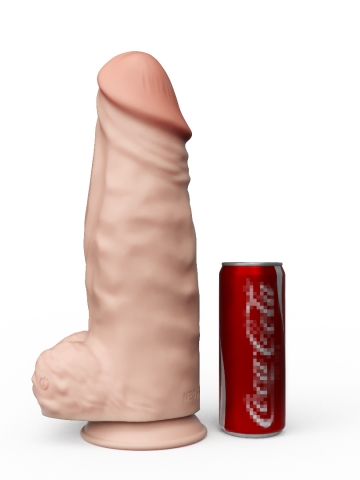 Вибромассажер реалистик Lovetoy ГИГАНТ на присоске (33.5, Ø 10.7 см)