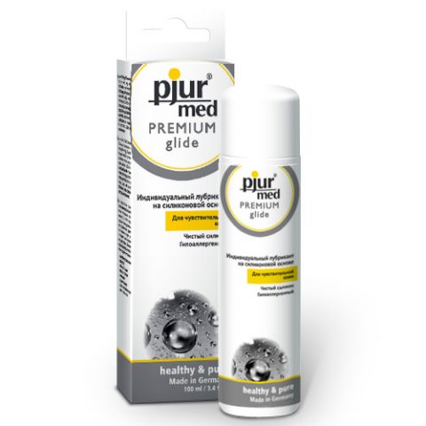 Гипоаллергенный силиконовый лубрикант pjur®MED Premium 100мл