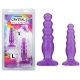 Набор Crystal из двух анальных стимуляторов, сиреневые