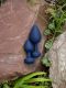 Маленькая дизайнерская анальная пробка с вибрацией Fun Toys Gplug, синяя (8, Ø 2.8 см)