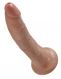PipeDream King Cock 7 Фаллоимитатор на присоске загорелый (17.8, Ø 4.1 см)