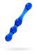 Фаллоимитатор стеклянный синий 21 см