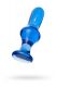 Анальный стимулятор Sexus Glass, синяя (13, Ø 4.5 см)
