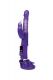 ВИБРАТОР С КЛИТОРАЛЬНЫМ СТИМУЛЯТОРОМ TOYFA A-TOYS HIGH-TECH FANTASY, TPR, ФИОЛЕТОВЫЙ  (24, Ø 2.5 см)
