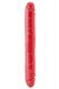ДВУСТОРОННИЙ ФАЛЛОИМИТАТОР TOYFA BLACK&RED,  КРАСНЫЙ, 31 СМ
