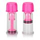 Помпы для сосков Nipple Play Vacuum Twist Suckers, розовые