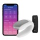 Новинка! Satisfyer Double Fun белый с управлением через пульт и приложение