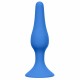 Анальная пробка Slim Anal Plug Medium Blue (11.5, Ø 2.7 см)