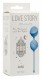Вагинальные шарики Love Story One Thousand and One Nights Sky Blue (19, Ø 3.7 см)
