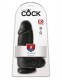 PipeDream King Cock Chubby 9 Фаллоимитатор с мошонкой на присоске чёрный (22.9, Ø 7.6 см)