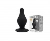 SileXD Анальная пробка Model 2, чёрная L (10.2, Ø 4.5 см)