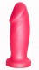 Анальный плаг фаллической формы Lovetoy из ПВХ Розовый (13.7, Ø 4.2 см)