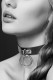 Чокер с кольцом черный COLLIER FETISH NOIR