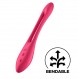 Многофункциональный вибратор для пар Satisfyer Elastic Joy, красный