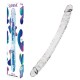 Двусторонний фаллоимитатор Supreme Jelly Dildo прозрачный (38.5, Ø 3.9 см)