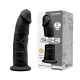 Фаллоимитатор на присоске SileXD Model 2 - 9”, черный (23, Ø 5.4 см)