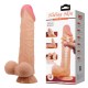 Фаллоимитатор с подвижной кожей Baile Sliding Skin, бежевый (24, Ø 5 см)