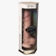 Фаллоимитатор с мошонкой Premium Real Skin SileXD Model 1 - 9”, бежевый (22.9, Ø 5 см)