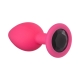 Анальная пробка Emotions Cutie Small Pink black crystal (7, Ø 2.7 см)