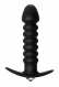 Анальная пробка с вибрацией Twisted Anal Plug Black (11.9, Ø 3 см)
