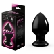 Анальный плаг Glide XL Lovetoy из ПВХ черный (12.7, Ø 6.6 см)
