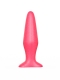 Анальная пробка Lovetoy из ПВХ розовая (14, Ø 3.4 см)