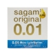 Презервативы Sagami Original 001 Extra Lub полиуретановые, с увеличенным количеством смазки (1 шт)