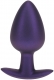 Анальная пробка из силикона L - Metallic Pur (8.9, Ø 4 см)