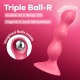 Фаллоимитатор на присоске Satisfyer Triple Ball-R, розовый